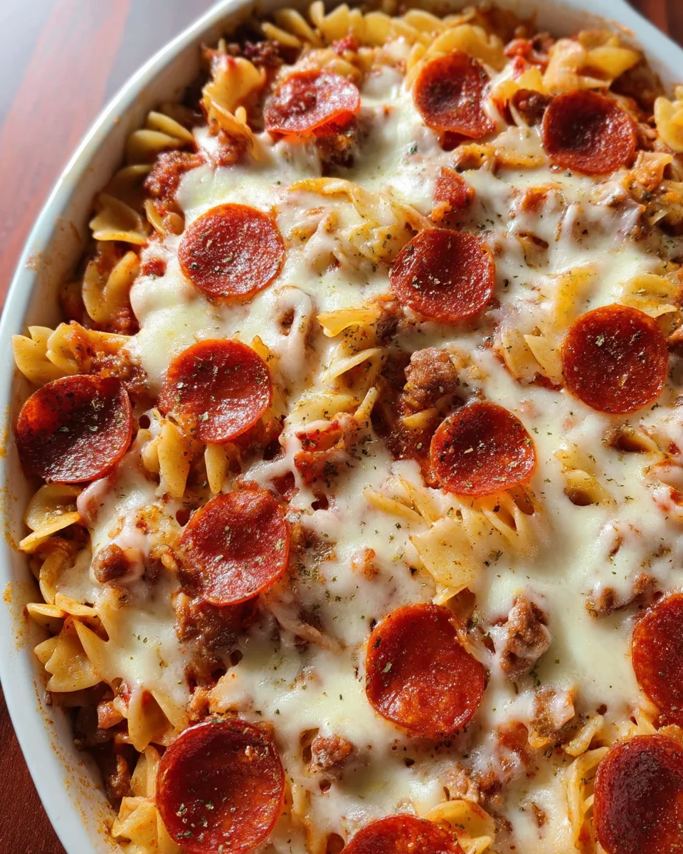 Meat Lover’s Pizza Casserole Meat Lover’s Pizza Casserole
