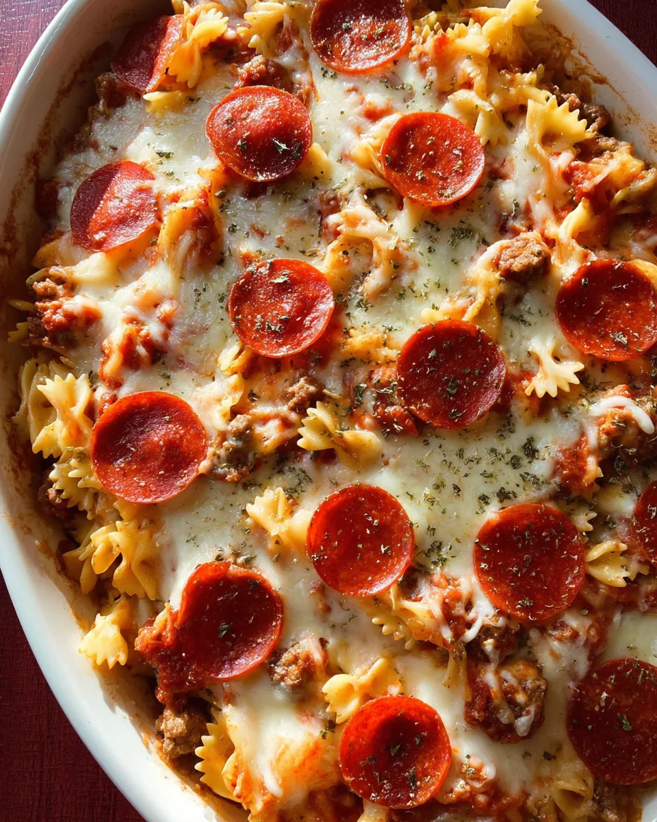 Meat Lover’s Pizza Casserole Meat