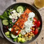 Mediterranean Salmon Bowl