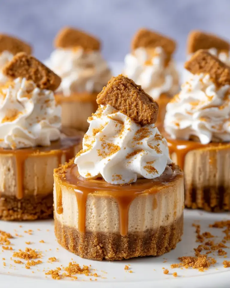 Mini Biscoff Cheesecakes