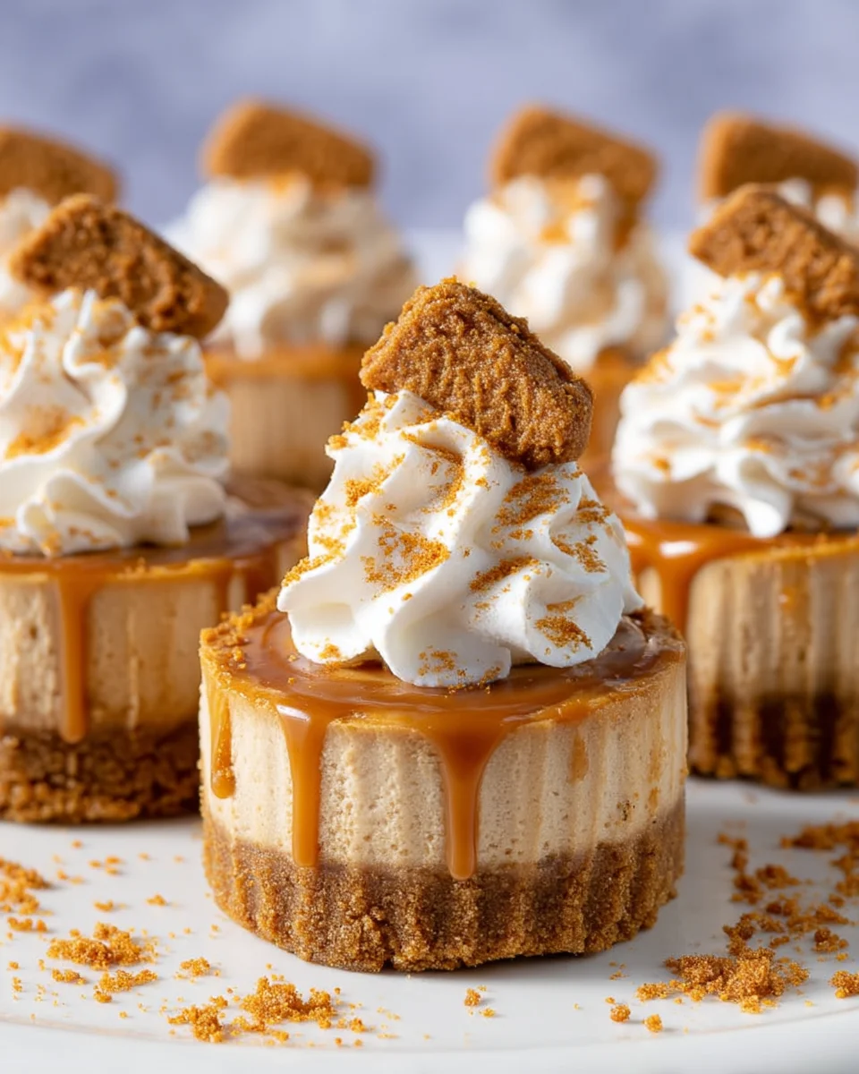 Mini Biscoff Cheesecakes Mini Biscoff Cheesecakes