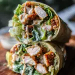 Miso Chicken Caesar Wraps