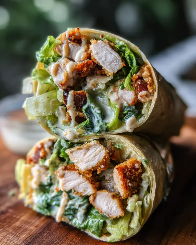 Miso Chicken Caesar Wraps