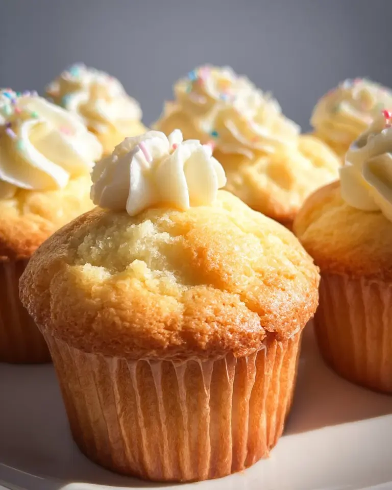 Moist and Fluffy Vanilla Cupcakes
