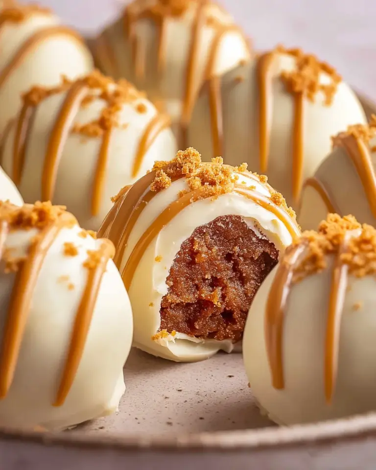 No-Bake Biscoff Cookie Truffles