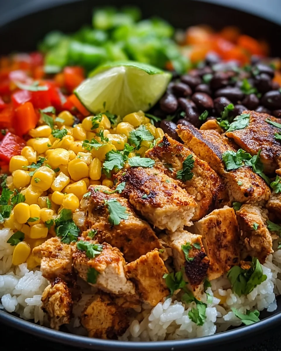 One Pan Chicken Burrito Bowl One
