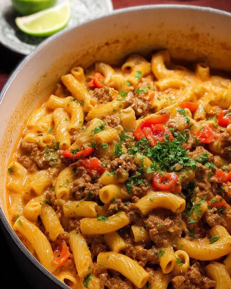 One Pot Taco Pasta Recipe