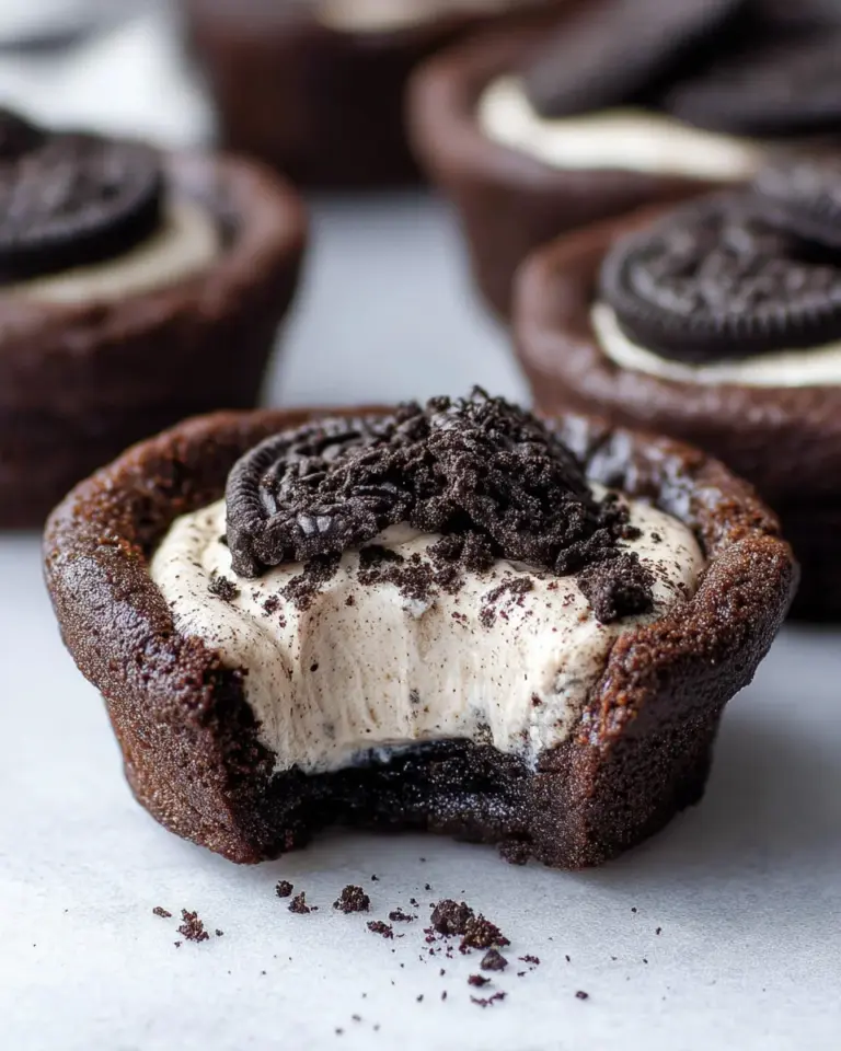 Oreo Cheesecake Cookie Cups