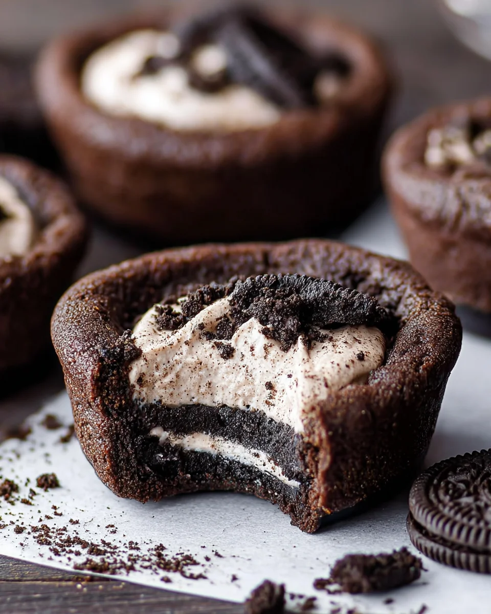 Oreo Cheesecake Cookie Cups Oreo
