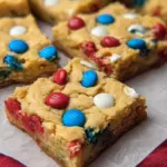 4th of July Cake-Mix Cookie Bars