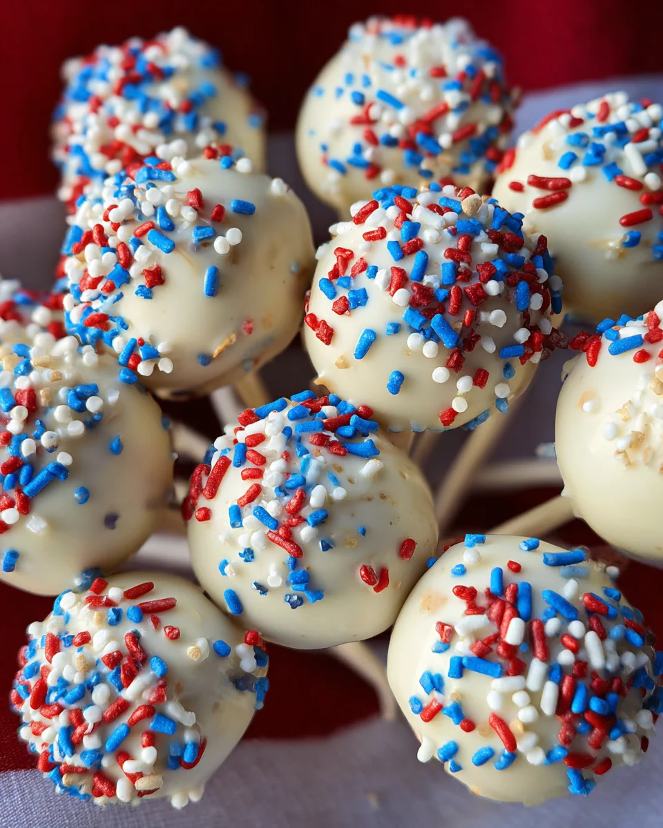 4th of July Cake pops 4th of July Cake pops