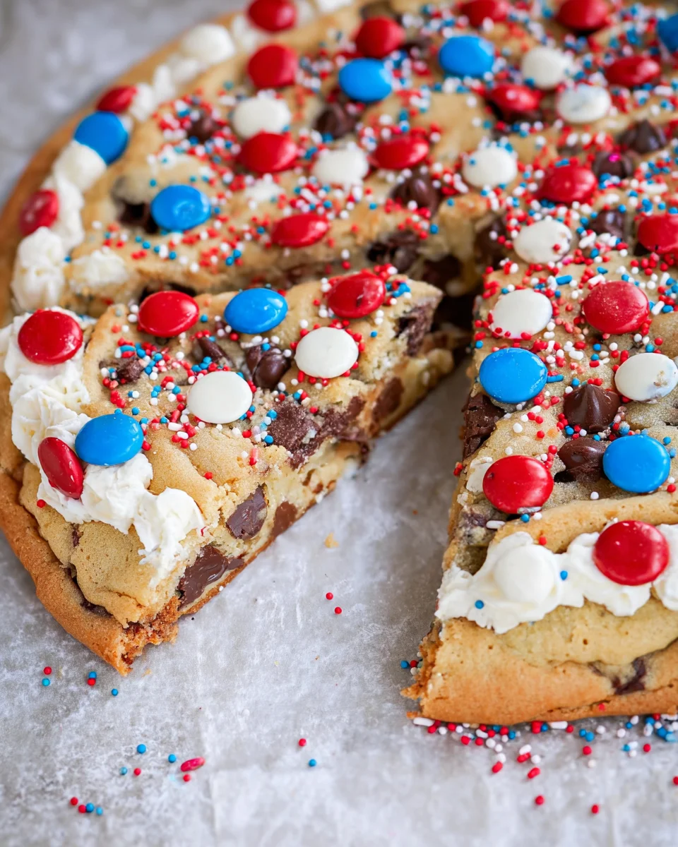 4th of July Cookie Cake 4th