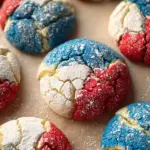 4th of July Crinkle Cookies
