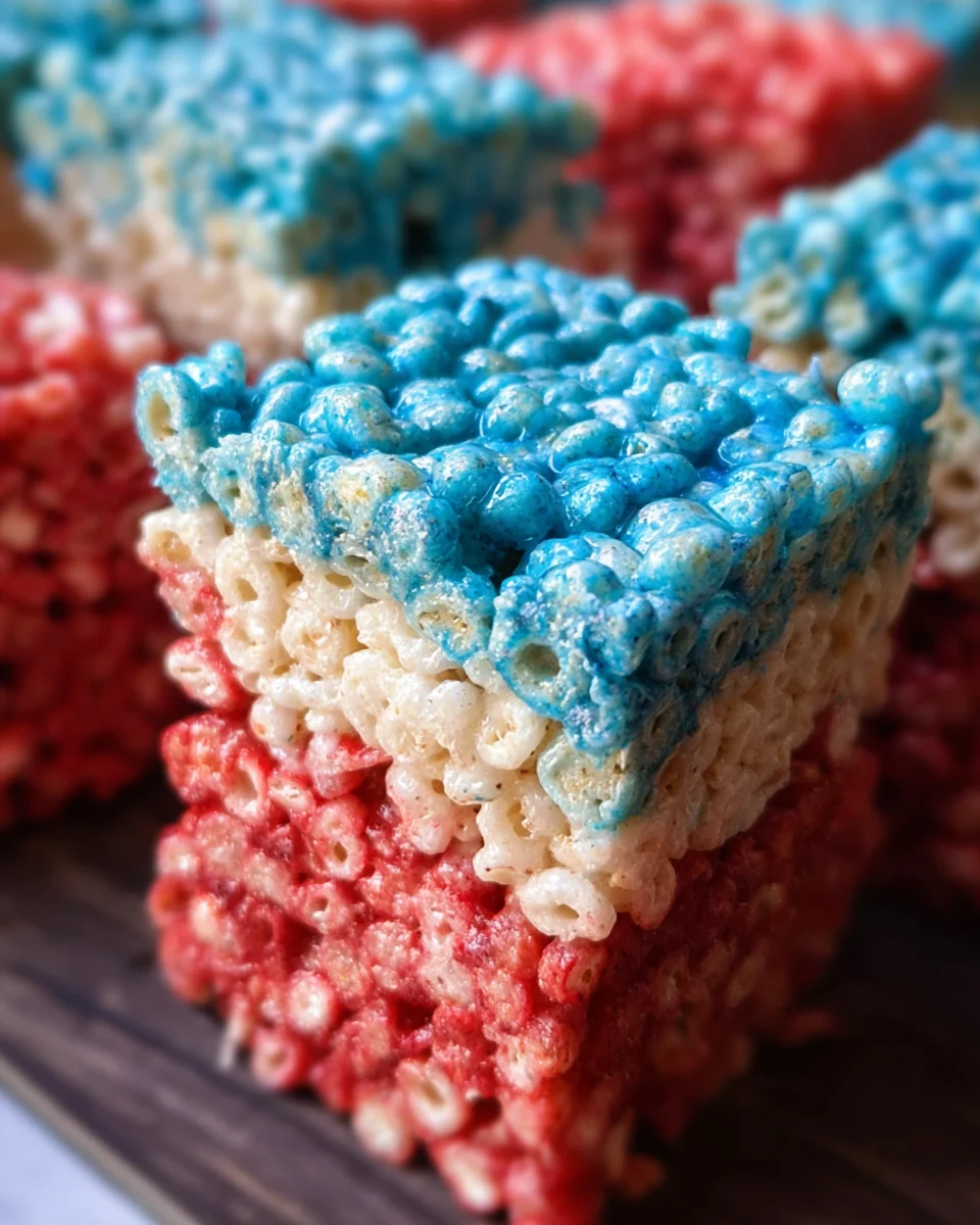 4th of July Rice Krispie Treats 4th of July Rice Krispie Treats