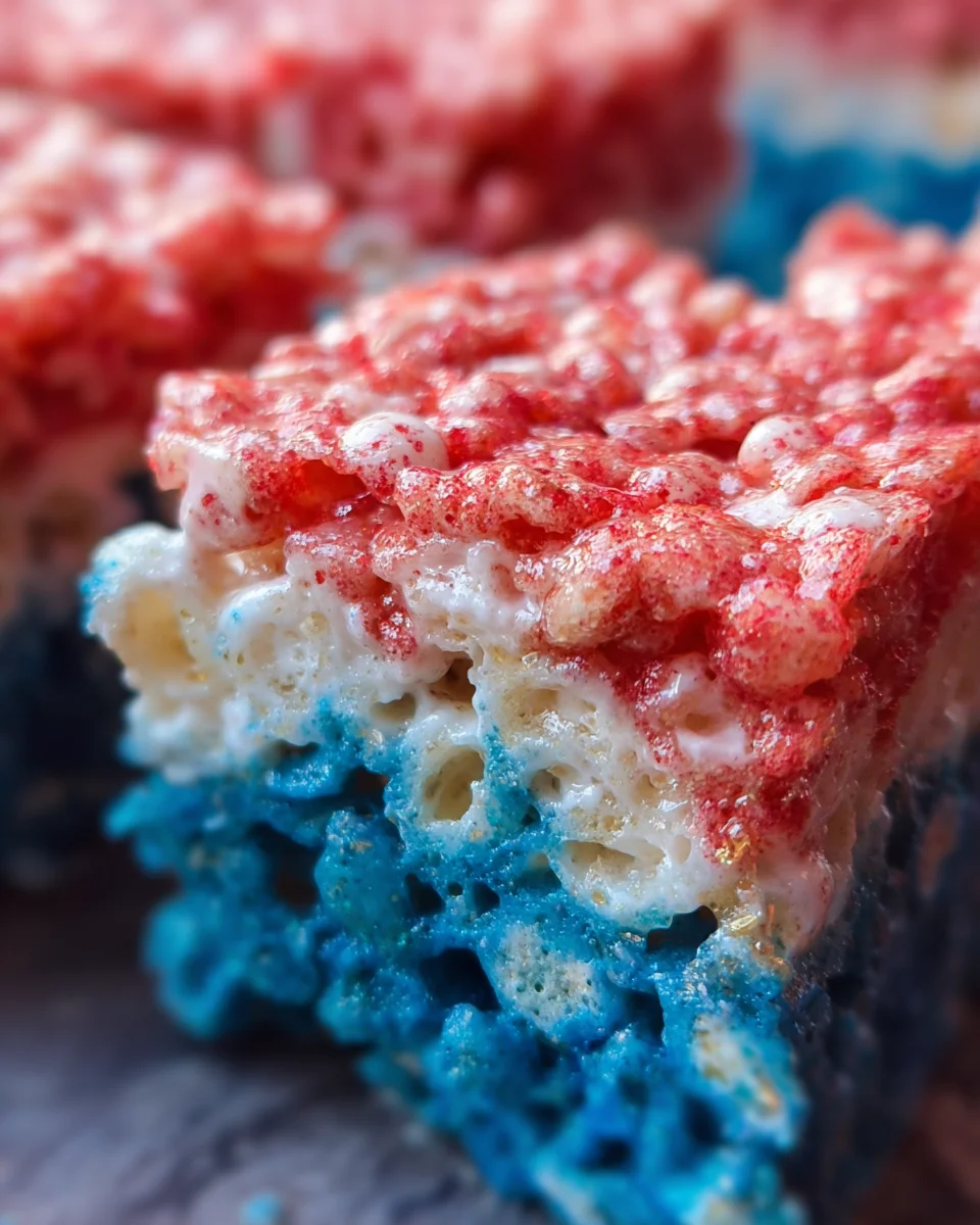 4th of July Rice Krispie Treats 4th