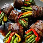 Air Fried Steak and Asparagus Bundles