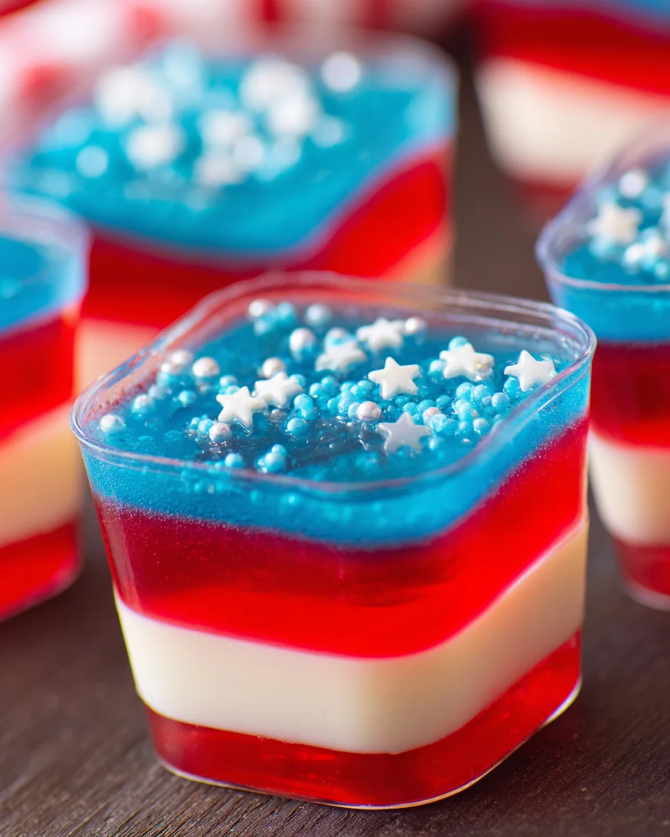 American Flag Jello Shots American