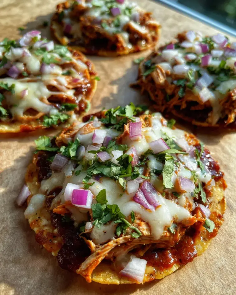 BBQ Chicken Tostadas