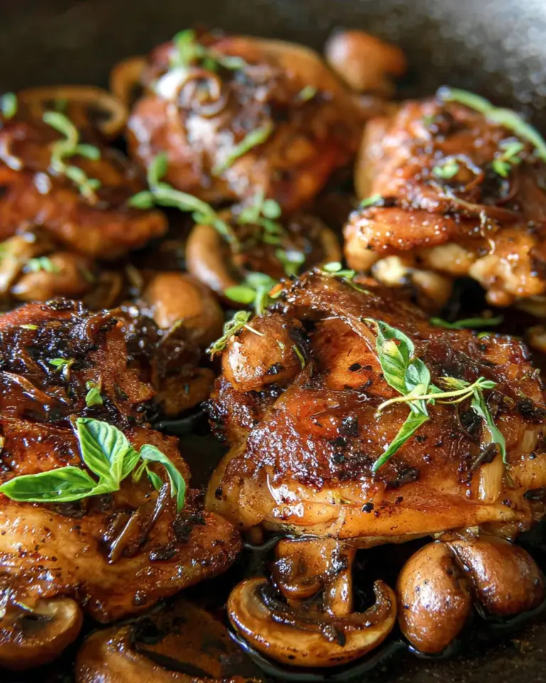 Balsamic Chicken Thighs