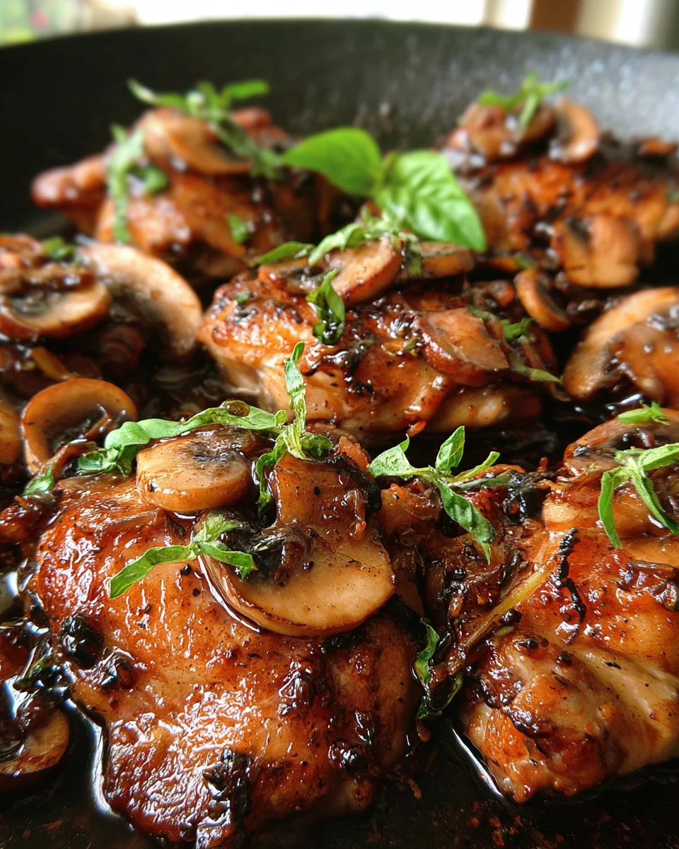 Balsamic Chicken Thighs Balsamic