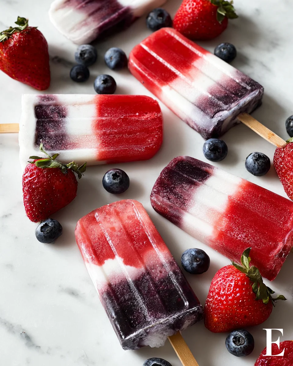 Berry-Coconut Rocket Pops Berry-Coconut