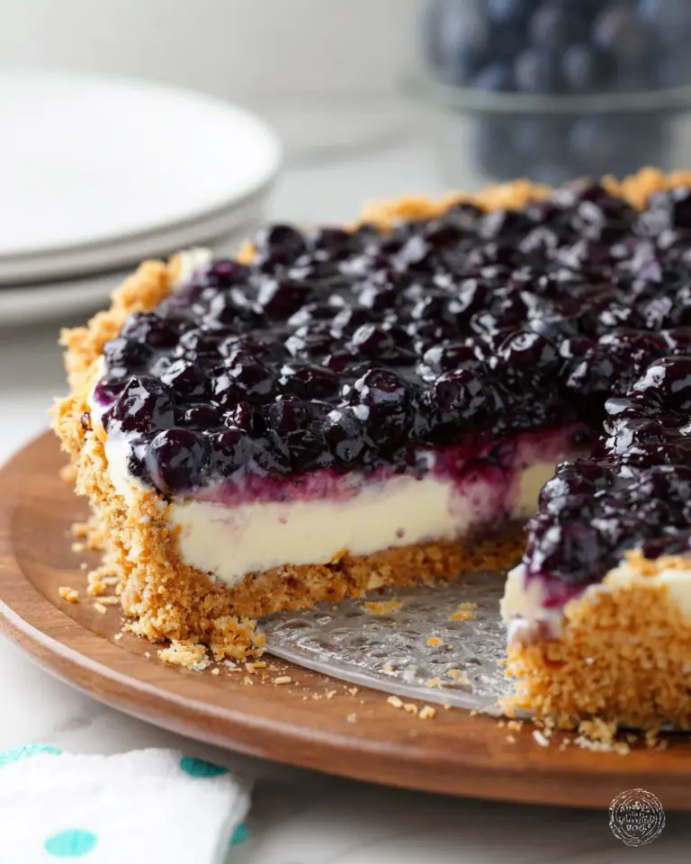 Blueberry Cream Pie