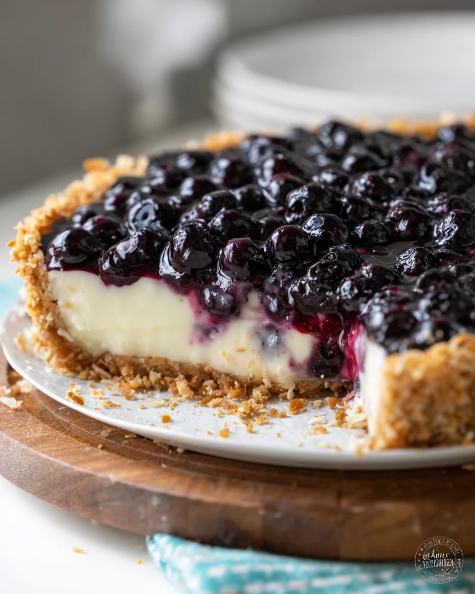 Blueberry Cream Pie Blueberry