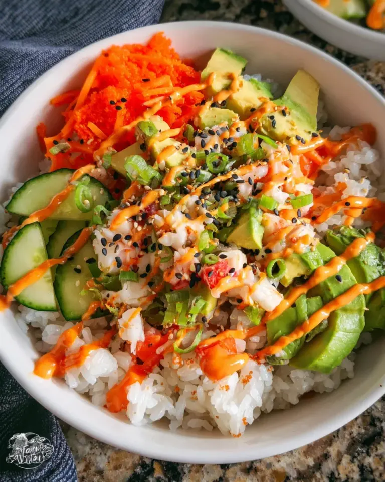 California Roll Sushi Bowls