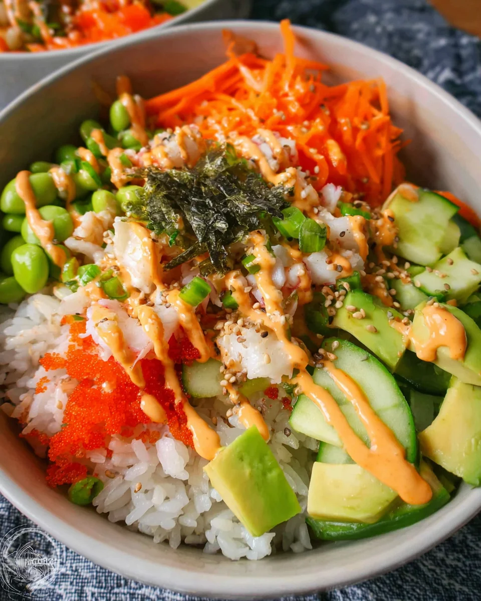 California Roll Sushi Bowls California
