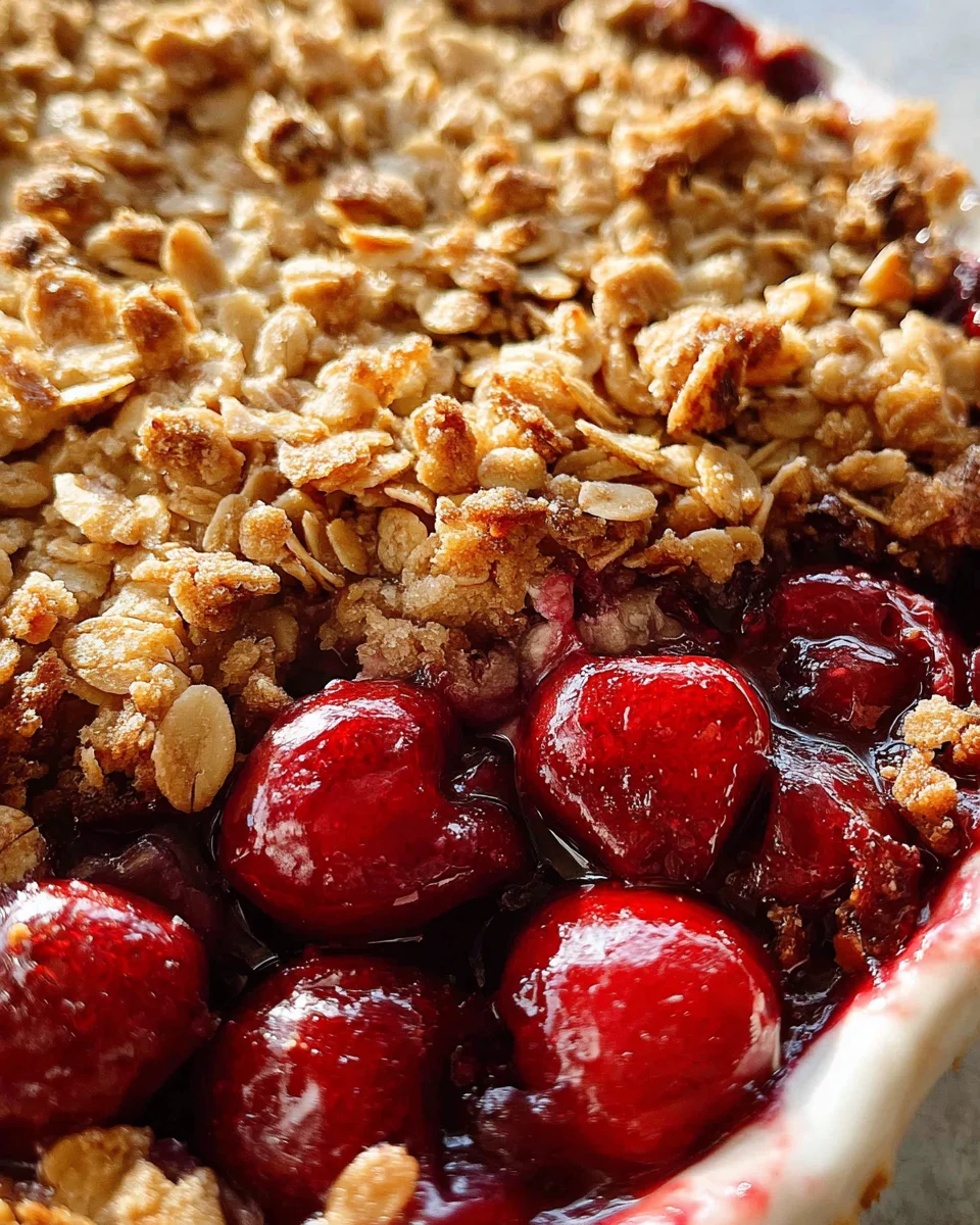 Cherry Crisp Recipe Cherry