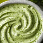 Creamy Cilantro Garlic Sauce With Jalapeños