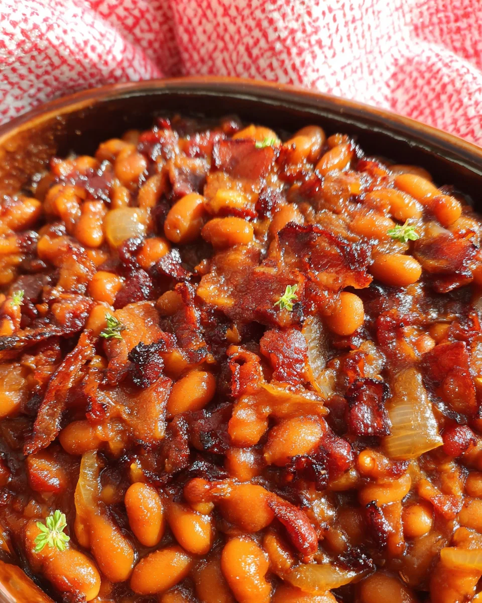 Crockpot Bacon-Bourbon Baked Beans 24 Crockpot Bacon-Bourbon Baked Beans