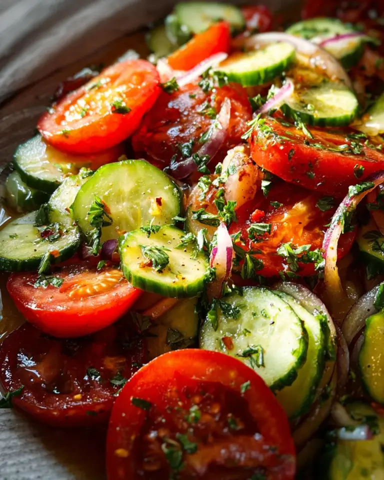 Cucumber Tomato Salad
