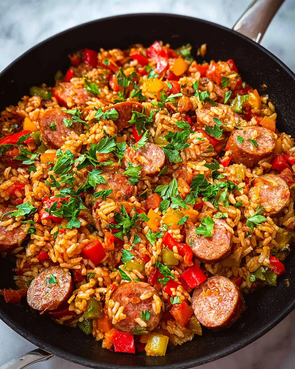 Easy One Pot Sausage And Rice Easy