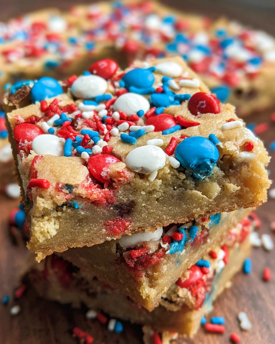 Fireworks Blondies Fireworks