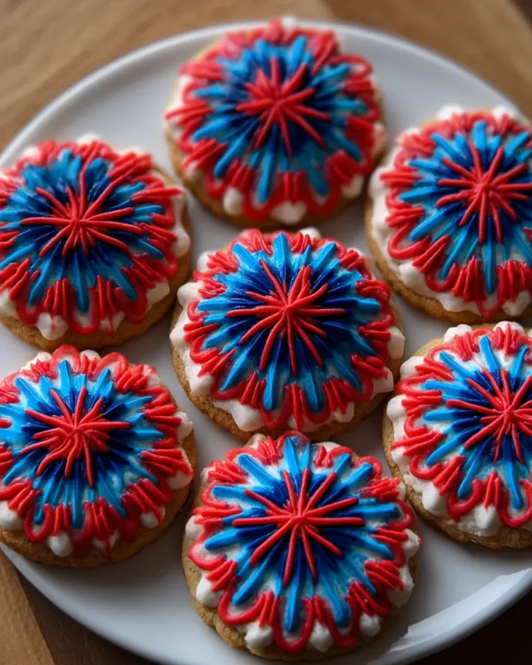 Fireworks Sugar Cookie Cake