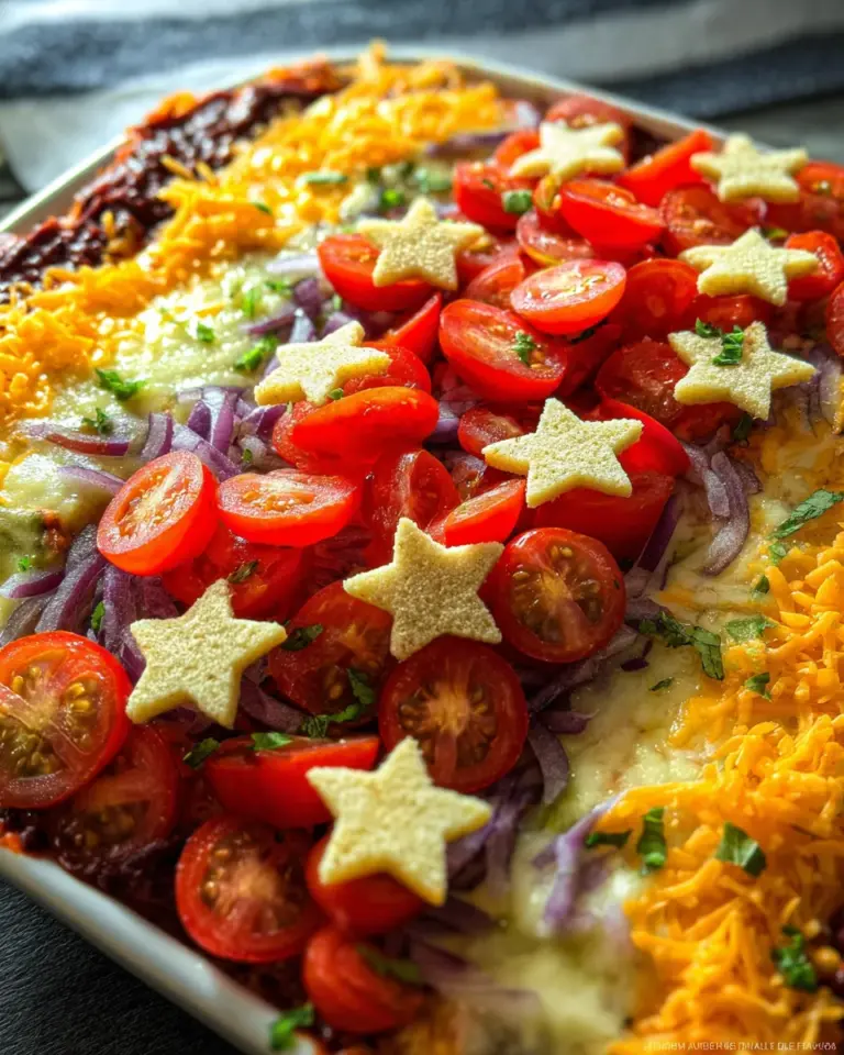 Flag Taco Dip