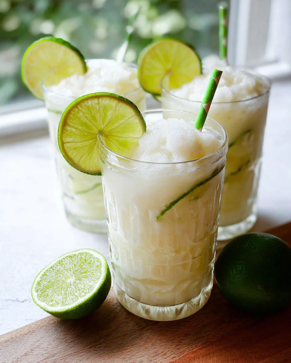Frozen Limonada De Coco Colombian Lime And Coconut Drink Frozen Limonada De Coco Colombian Lime And Coconut Drink