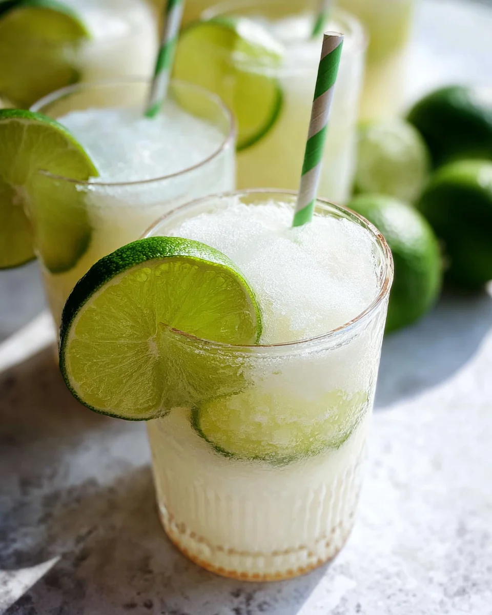 Frozen Limonada De Coco Colombian Lime And Coconut Drink Frozen