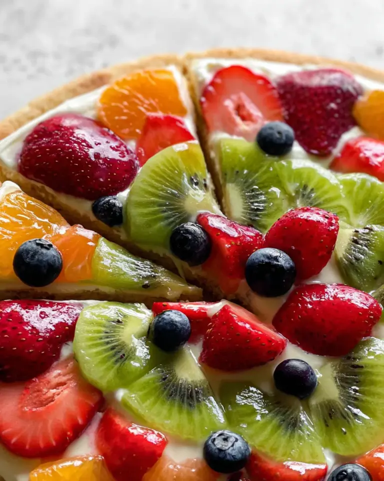 Fruit Pizza Summer Dessert
