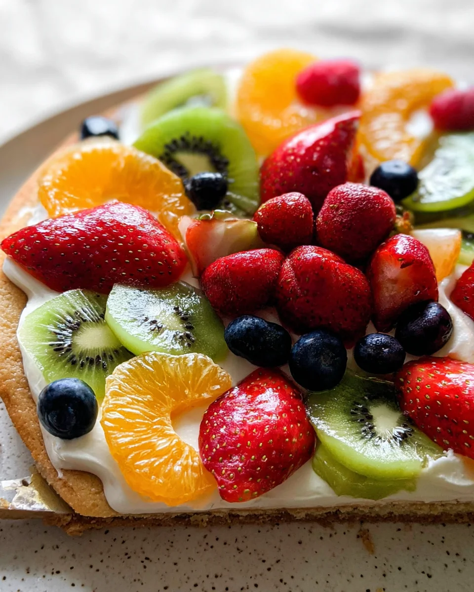Fruit Pizza Summer Dessert Fruit