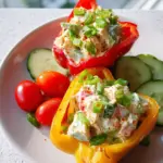 Greek Yogurt Chicken Salad Stuffed Peppers