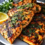 Grilled Salmon With The Best Salmon Seasoning