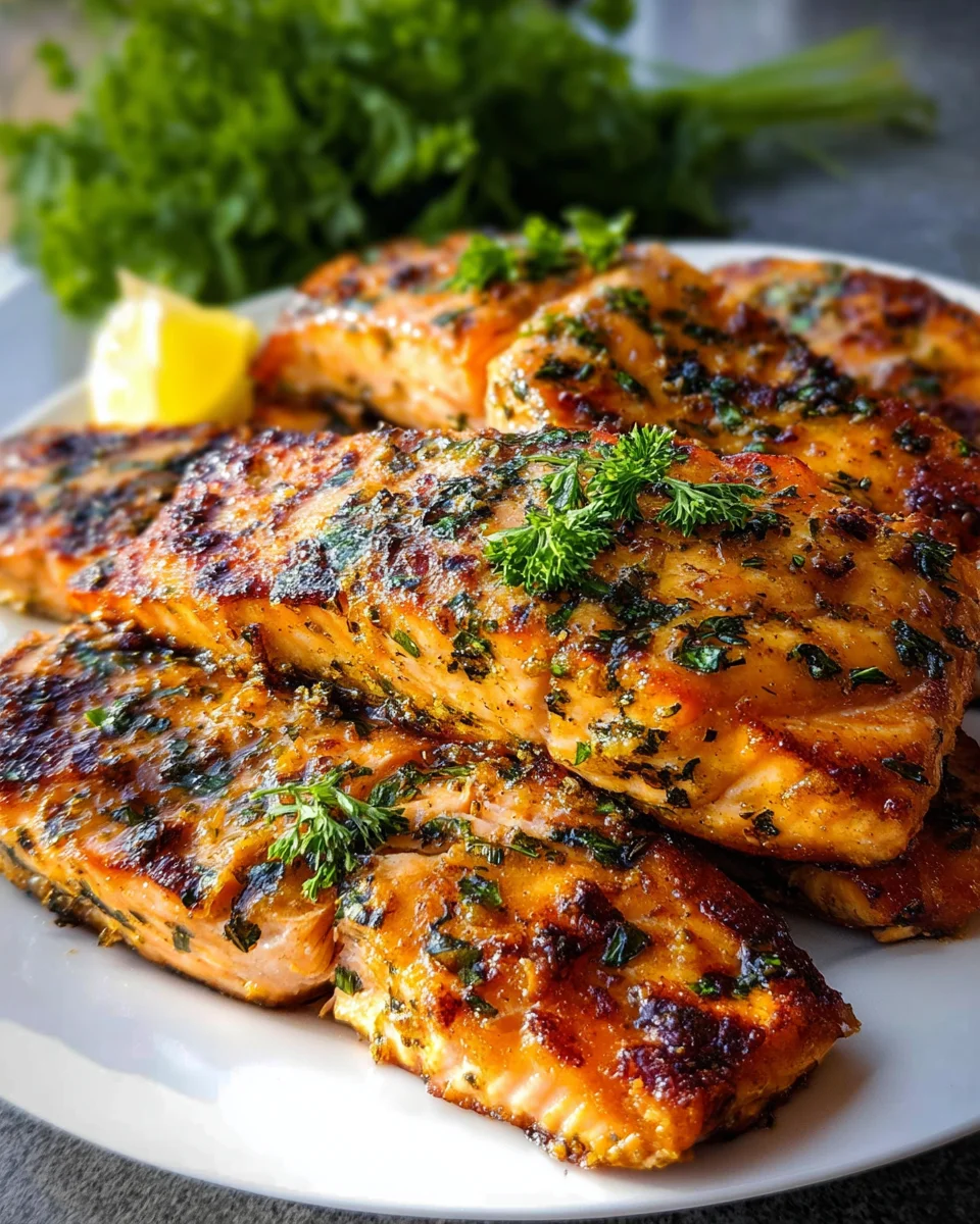Grilled Salmon With The Best Salmon Seasoning Grilled