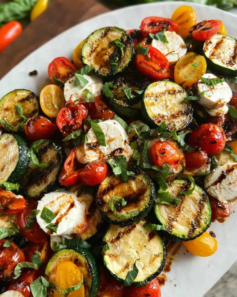 Grilled Zucchini Salad