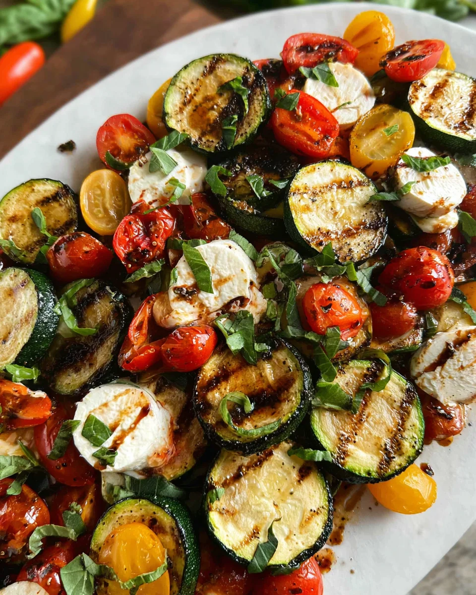 Grilled Zucchini Salad