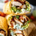 Healthy Grilled Chicken Ranch Wraps