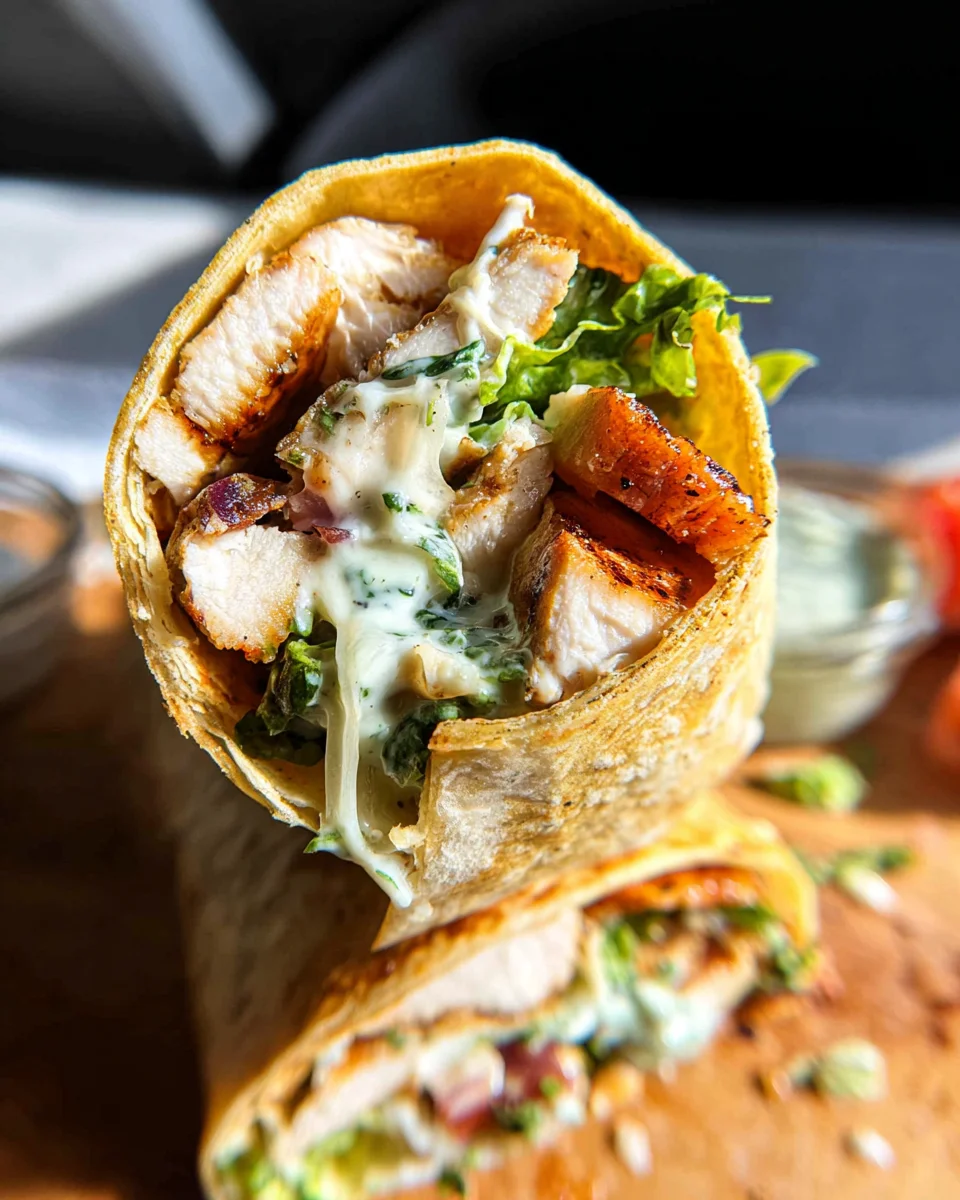 Healthy Grilled Chicken Ranch Wraps Healthy