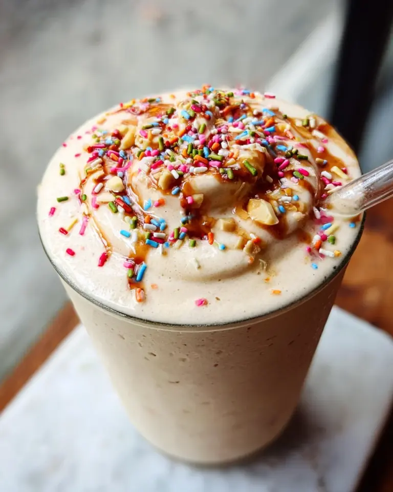 Healthy Vanilla Bean Protein Smoothie
