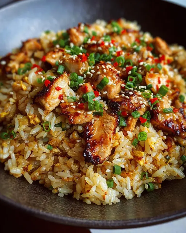 Japanese Bbq Chicken Fried Rice Extravaganza